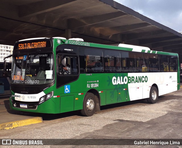 Viação Galo Branco RJ 181.084 na cidade de Niterói, Rio de Janeiro, Brasil, por Gabriel Henrique Lima. Número da foto: #6976514.