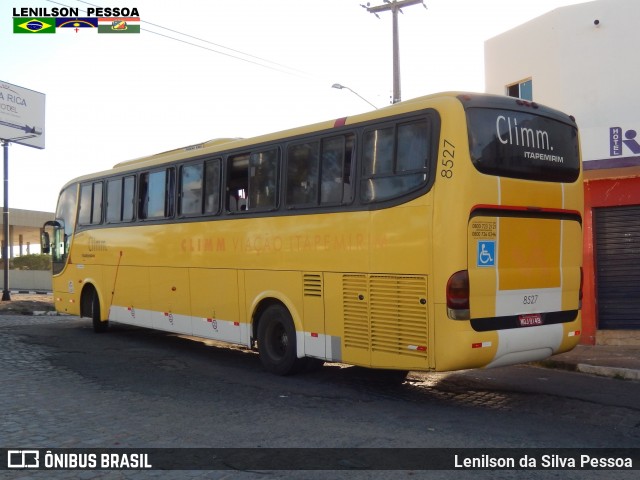 Viação Itapemirim 8527 na cidade de Caruaru, Pernambuco, Brasil, por Lenilson da Silva Pessoa. ID da foto: 6978087.