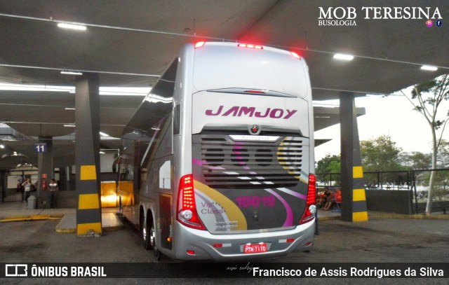 Viação Jam Joy 10019 na cidade de Teresina, Piauí, Brasil, por Francisco de Assis Rodrigues da Silva. Número da foto: #6977095.