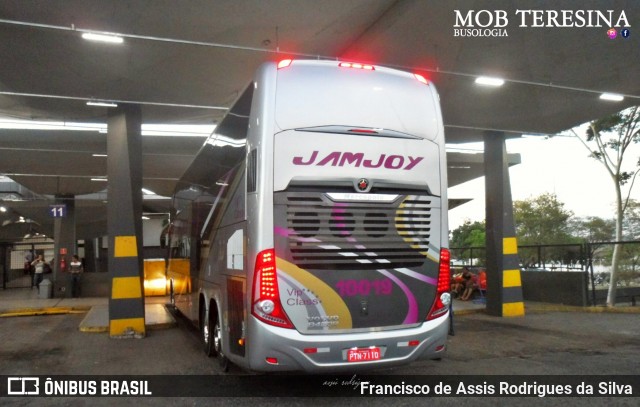 Viação Jam Joy 10019 na cidade de Teresina, Piauí, Brasil, por Francisco de Assis Rodrigues da Silva. ID da foto: 6977095.