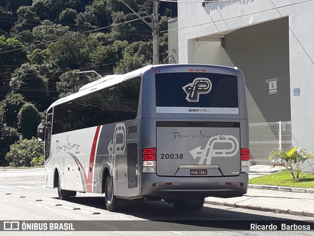 Paraibuna Transportes 20038 na cidade de Juiz de Fora, Minas Gerais, Brasil, por Ricardo  Barbosa. Número da foto: #6976367.