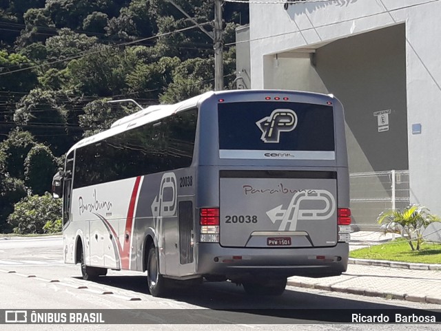 Paraibuna Transportes 20038 na cidade de Juiz de Fora, Minas Gerais, Brasil, por Ricardo  Barbosa. ID da foto: 6976367.