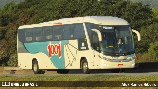 Auto Viação 1001 RJ 108.391 na cidade de Roseira, São Paulo, Brasil, por Alex Ramos Ribeiro. ID da foto: 6981181.