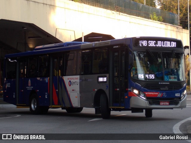 Trans Bus Transportes Coletivos 402 na cidade de São Caetano do Sul, São Paulo, Brasil, por Gabriel Rossi . ID da foto: 6980323.