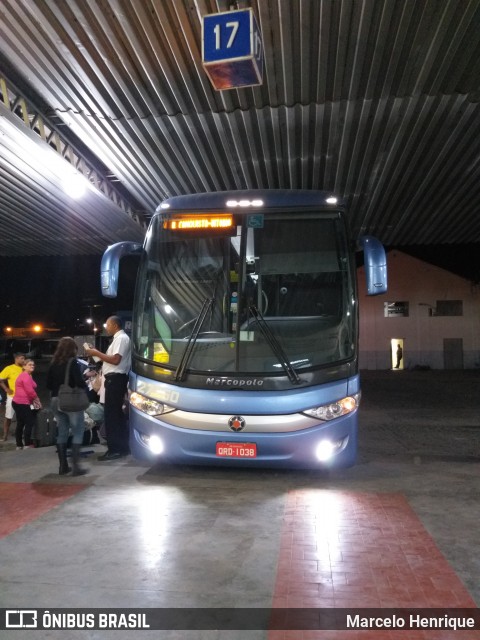 Viação Águia Branca 27260 na cidade de Teófilo Otoni, Minas Gerais, Brasil, por Marcelo Henrique. ID da foto: 6979897.