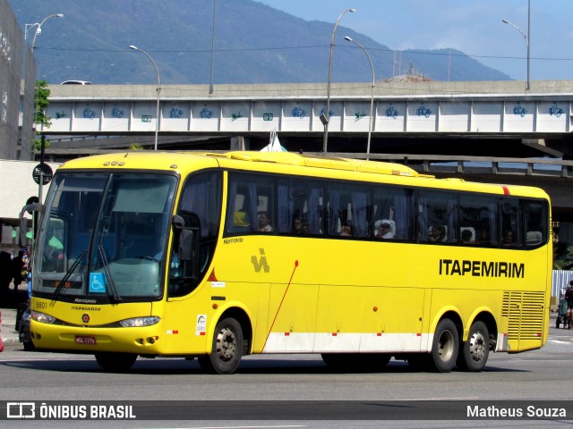 Viação Itapemirim 8801 na cidade de Rio de Janeiro, Rio de Janeiro, Brasil, por Matheus Souza. Número da foto: #6978804.