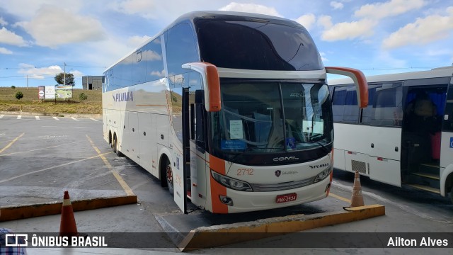 Trans Isaak Turismo 2712 na cidade de Formiga, Minas Gerais, Brasil, por Ailton Alves. ID da foto: 6980626.