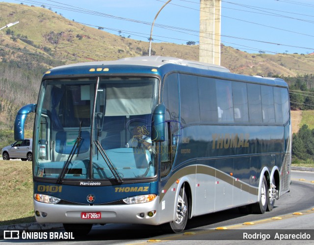 Transportes Thomaz 0101 na cidade de Aparecida, São Paulo, Brasil, por Rodrigo  Aparecido. Número da foto: #6980102.