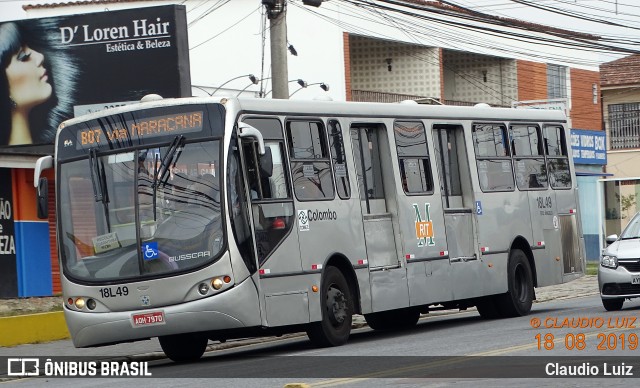 Viação Santo Ângelo 18L49 na cidade de Curitiba, Paraná, Brasil, por Claudio Luiz. Número da foto: #6983366.