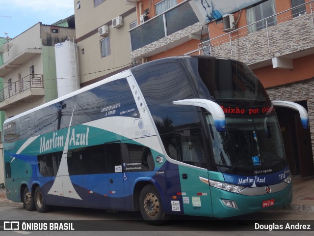 Marlim Azul Turismo 1818 na cidade de Trindade, Goiás, Brasil, por Douglas Andrez. Número da foto: #6983283.