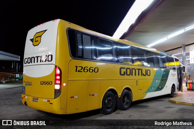 Empresa Gontijo de Transportes 12660 na cidade de João Monlevade, Minas Gerais, Brasil, por Rodrigo Matheus. Número da foto: #6983743.