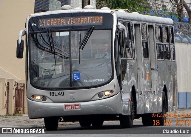 Viação Santo Ângelo 18L49 na cidade de Curitiba, Paraná, Brasil, por Claudio Luiz. Número da foto: #6983362.