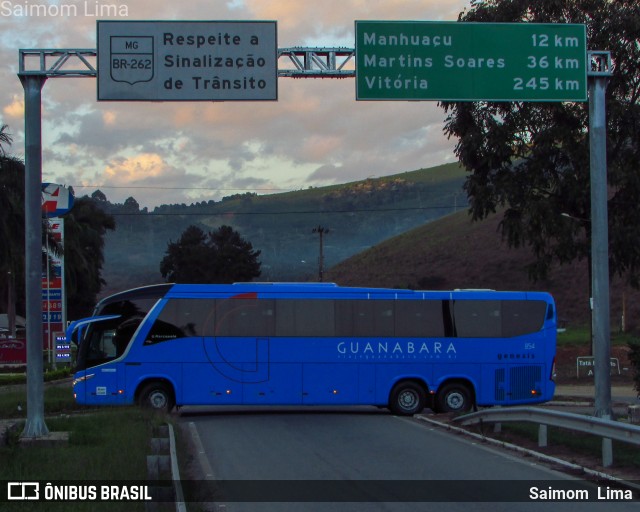 Expresso Guanabara 854 na cidade de Manhuaçu, Minas Gerais, Brasil, por Saimom  Lima. ID da foto: 6983403.