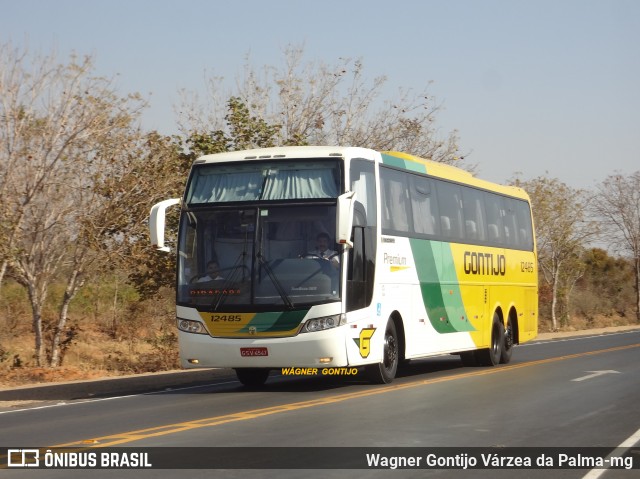 Empresa Gontijo de Transportes 12485 na cidade de Várzea da Palma, Minas Gerais, Brasil, por Wagner Gontijo Várzea da Palma-mg. ID da foto: 6982810.