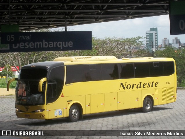 Viação Nordeste 1603 na cidade de Campina Grande, Paraíba, Brasil, por Isaías  Silva Medeiros Martins. Número da foto: #6984401.