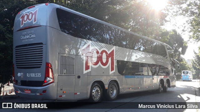 Auto Viação 1001 RJ 108.535 na cidade de São Paulo, São Paulo, Brasil, por Marcus Vinicius Lara Silva. Número da foto: #6985522.