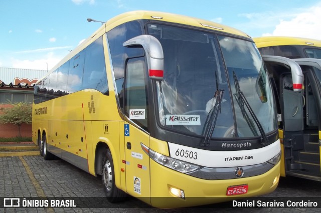 Viação Itapemirim 60503 na cidade de Belo Horizonte, Minas Gerais, Brasil, por Daniel Saraiva Cordeiro. Número da foto: #6984544.