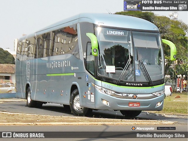 Viação Garcia 8194 na cidade de Rolândia, Paraná, Brasil, por Romílio Busólogo Silva . Número da foto: #6986229.