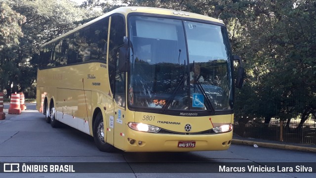 Viação Itapemirim 5801 na cidade de São Paulo, São Paulo, Brasil, por Marcus Vinicius Lara Silva. ID da foto: 6985643.