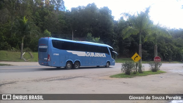 Viação Águia Branca 27060 na cidade de Ibiraçu, Espírito Santo, Brasil, por Giovani de Souza Pereira. ID da foto: 6986804.