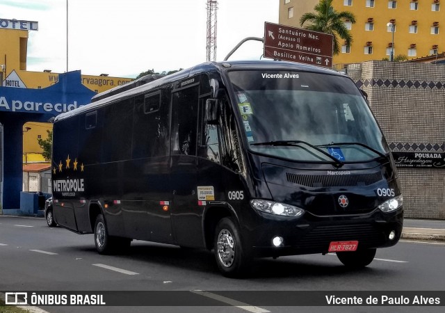 Ônibus Particulares 0905 na cidade de Aparecida, São Paulo, Brasil, por Vicente de Paulo Alves. Número da foto: #6985597.
