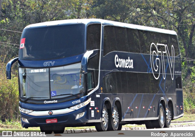 Viação Cometa 17302 na cidade de Juiz de Fora, Minas Gerais, Brasil, por Rodrigo  Aparecido. ID da foto: 6985826.