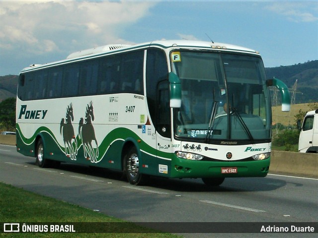 Trans Poney 3407 na cidade de Roseira, São Paulo, Brasil, por Adriano Duarte. ID da foto: 6986285.