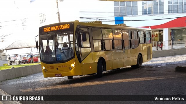 Gidion Transporte e Turismo 11208 na cidade de Joinville, Santa Catarina, Brasil, por Vinicius Petris. ID da foto: 6984449.