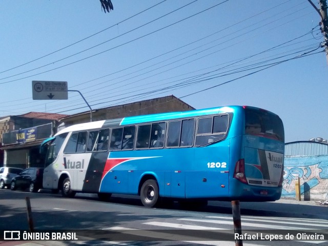 Viação Atual 1202 na cidade de São Paulo, São Paulo, Brasil, por Rafael Lopes de Oliveira. Número da foto: #6935875.