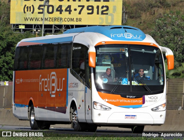 FretBus Fretamento e Turismo RJ 644.001 na cidade de Aparecida, São Paulo, Brasil, por Rodrigo  Aparecido. ID da foto: 6937986.