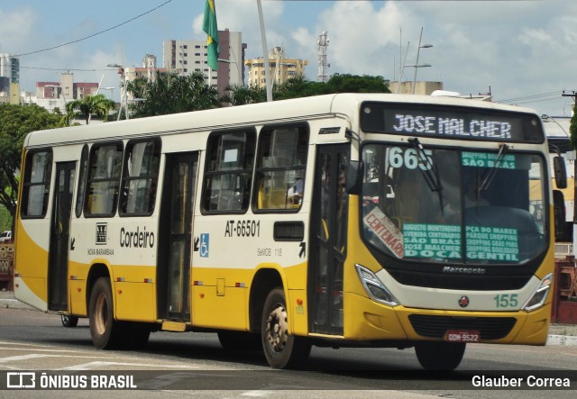 Empresa de Transportes Nova Marambaia AT-66501 na cidade de Belém, Pará, Brasil, por Glauber Correa. ID da foto: 6937976.