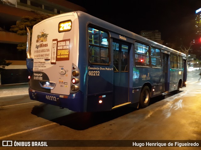 Viação Euclásio 40212 na cidade de Belo Horizonte, Minas Gerais, Brasil, por Hugo Henrique de Figueiredo. Número da foto: #6936056.
