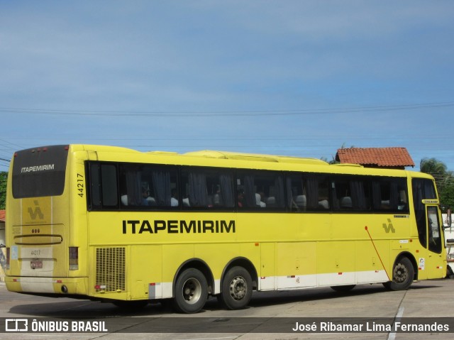 Viação Itapemirim 44217 na cidade de Teresina, Piauí, Brasil, por José Ribamar Lima Fernandes. Número da foto: #6937194.