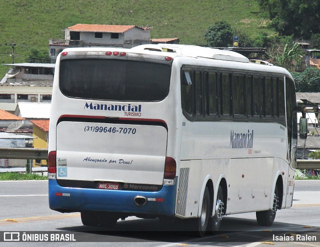 Manancial Turismo 9580 na cidade de Santos Dumont, Minas Gerais, Brasil, por Isaias Ralen. Número da foto: #6938417.