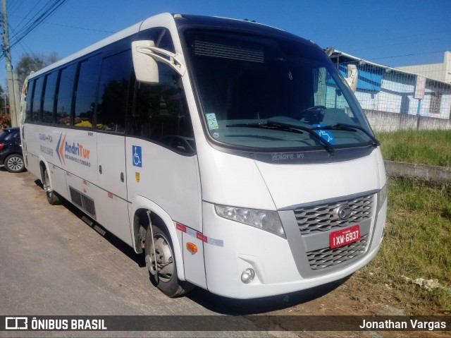 AndriTur Fretamento e Turismo 6937 na cidade de Guaíba, Rio Grande do Sul, Brasil, por Jonathan Vargas. Número da foto: #6936050.