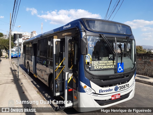 Viação Progresso 20870 na cidade de Belo Horizonte, Minas Gerais, Brasil, por Hugo Henrique de Figueiredo. Número da foto: #6936248.