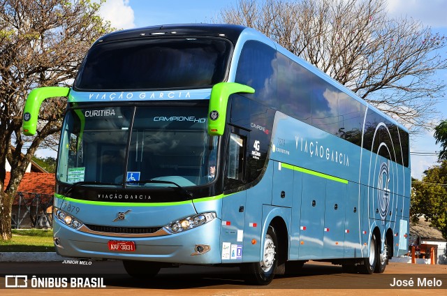 Viação Garcia 7879 na cidade de Maringá, Paraná, Brasil, por José Melo. ID da foto: 6938402.