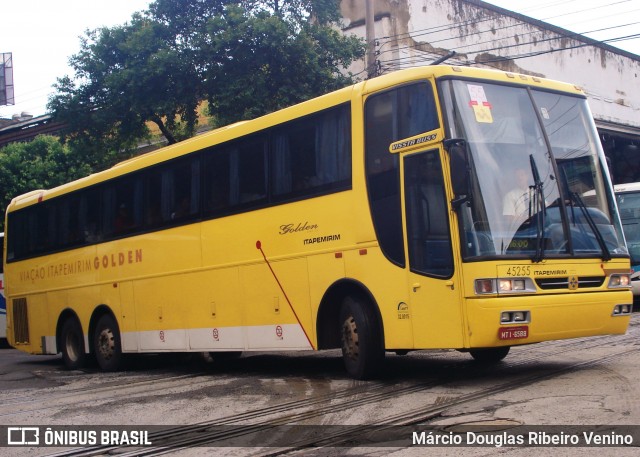 Viação Itapemirim 45255 na cidade de Rio de Janeiro, Rio de Janeiro, Brasil, por Márcio Douglas Ribeiro Venino. ID da foto: 6989782.