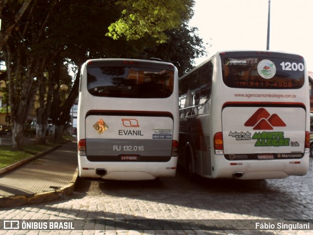 Evanil Transportes e Turismo RJ 132.016 na cidade de São Lourenço, Minas Gerais, Brasil, por Fábio Singulani. ID da foto: 6989295.