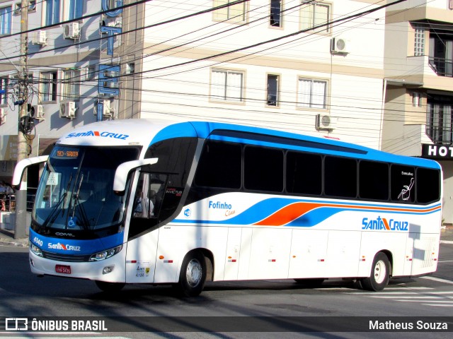 VUSC - Viação União Santa Cruz 4140 na cidade de Balneário Camboriú, Santa Catarina, Brasil, por Matheus Souza. ID da foto: 6989848.