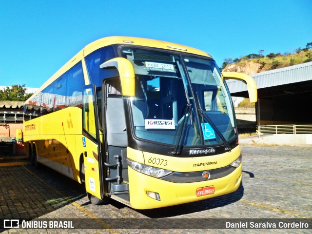 Viação Itapemirim 60073 na cidade de Belo Horizonte, Minas Gerais, Brasil, por Daniel Saraiva Cordeiro. Número da foto: #6987053.