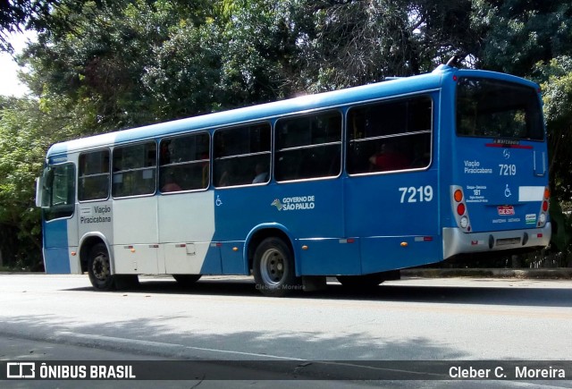 Viação Piracicabana São Roque 7219 na cidade de São Roque, São Paulo, Brasil, por Cleber C.  Moreira. ID da foto: 6989624.