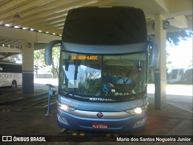 Viação Águia Branca 50220 na cidade de Salvador, Bahia, Brasil, por Mario dos Santos Nogueira Junior. Número da foto: #6988235.