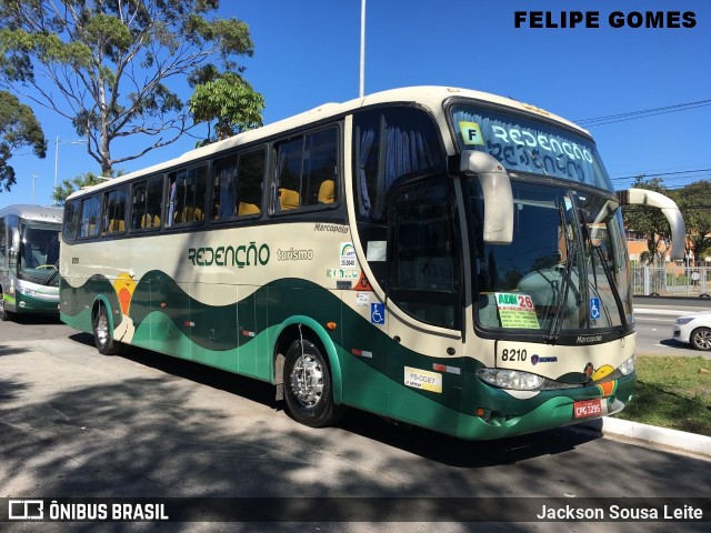 Redenção Turismo 8210 na cidade de São Paulo, São Paulo, Brasil, por Jackson Sousa Leite. ID da foto: 6990008.