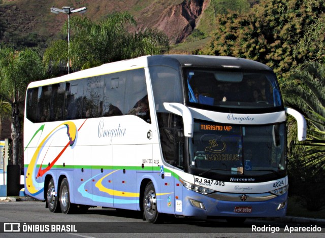 Omegatur 4024 na cidade de Aparecida, São Paulo, Brasil, por Rodrigo  Aparecido. Número da foto: #6989680.