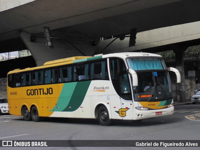 Empresa Gontijo de Transportes 14410 na cidade de Belo Horizonte, Minas Gerais, Brasil, por Gabriel de Figueiredo Alves. ID da foto: 6989689.