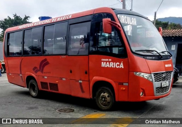 EPT - Empresa Pública de Transportes de Maricá MAR 03.020 na cidade de Maricá, Rio de Janeiro, Brasil, por Cristian Matheus. ID da foto: 6990205.