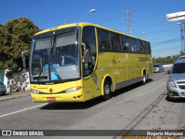 Viação Itapemirim 8513 na cidade de São José dos Campos, São Paulo, Brasil, por Rogerio Marques. ID da foto: 6987499.