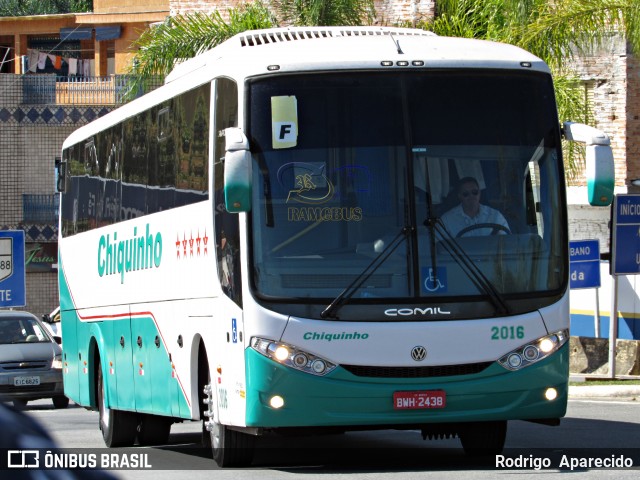 Chiquinho Transportes e Turismo 2016 na cidade de Aparecida, São Paulo, Brasil, por Rodrigo  Aparecido. ID da foto: 6992284.