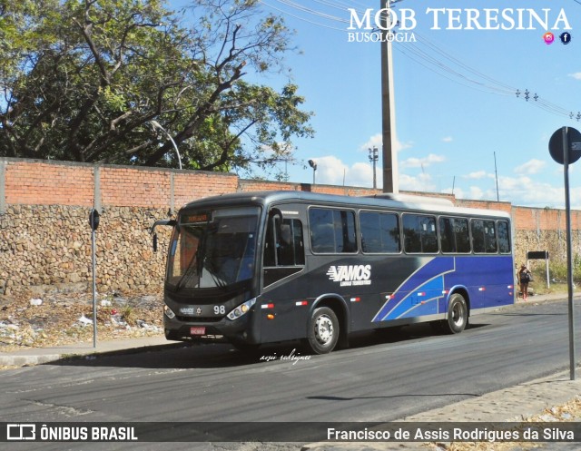 Vamos Transportes Terrestres 98 na cidade de Teresina, Piauí, Brasil, por Francisco de Assis Rodrigues da Silva. ID da foto: 6990705.